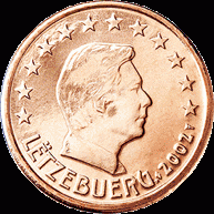 1 Cent UNC Luxemburg